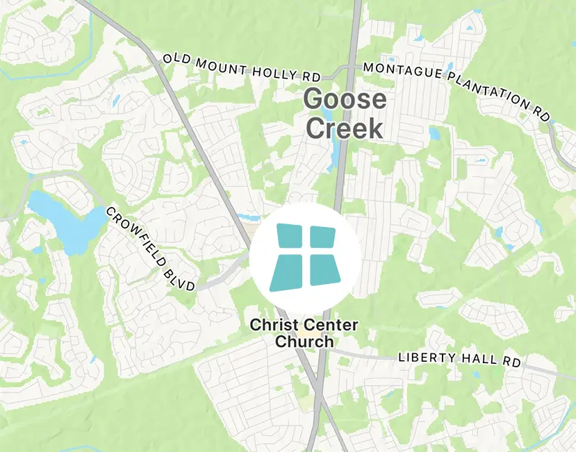 map image of where Ocala.Church is